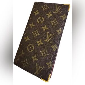 Louis Vuitton Brown and Gold Monogram Card Holder | Pre-loved